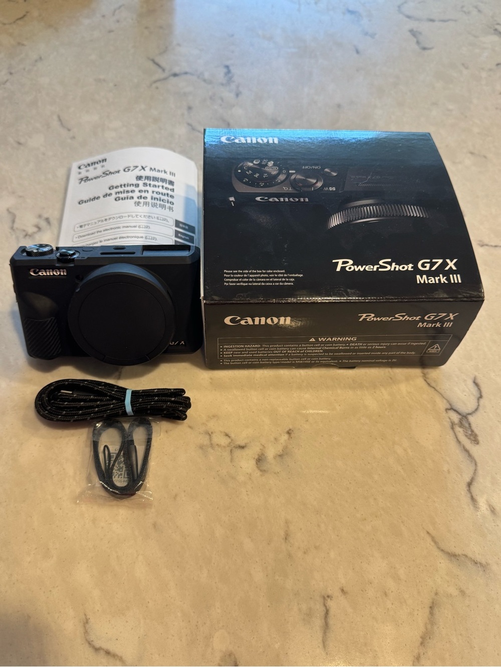 Canon PowerShot G7 X Mark III Compact Camera - Black
